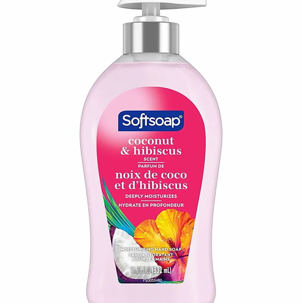 Softsoap® Liquid Hand Soap, Coconut And Hibiscus Scent, 11.3 Oz
