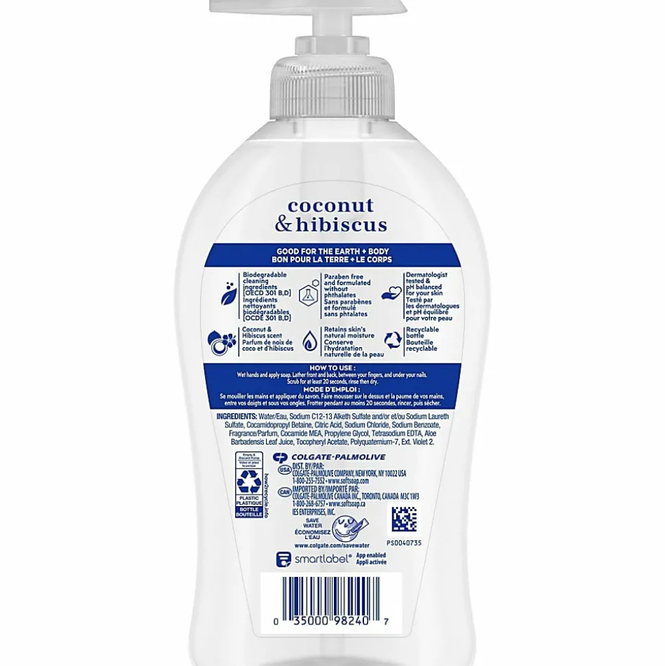 Softsoap® Liquid Hand Soap, Coconut And Hibiscus Scent, 11.3 Oz