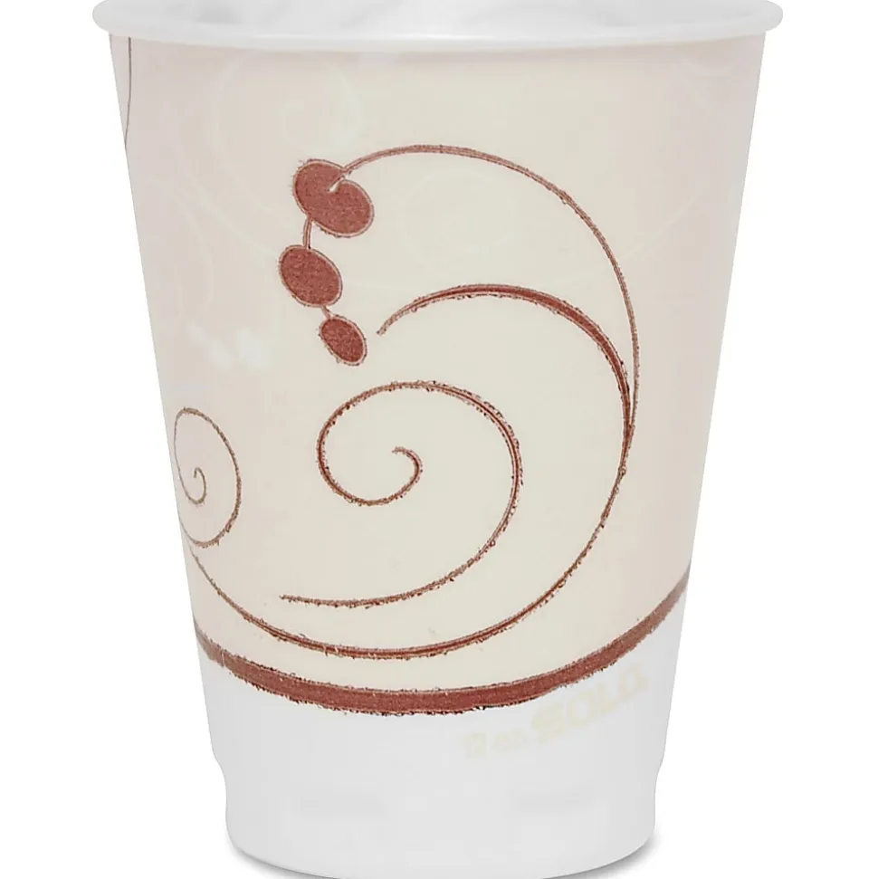 Solo Cup Cozy Touch 12 oz. Insulated Cups - 12 fl oz - 100 / Pack - Beige - Foam - Hot Drink, Cold Drink, Beverage