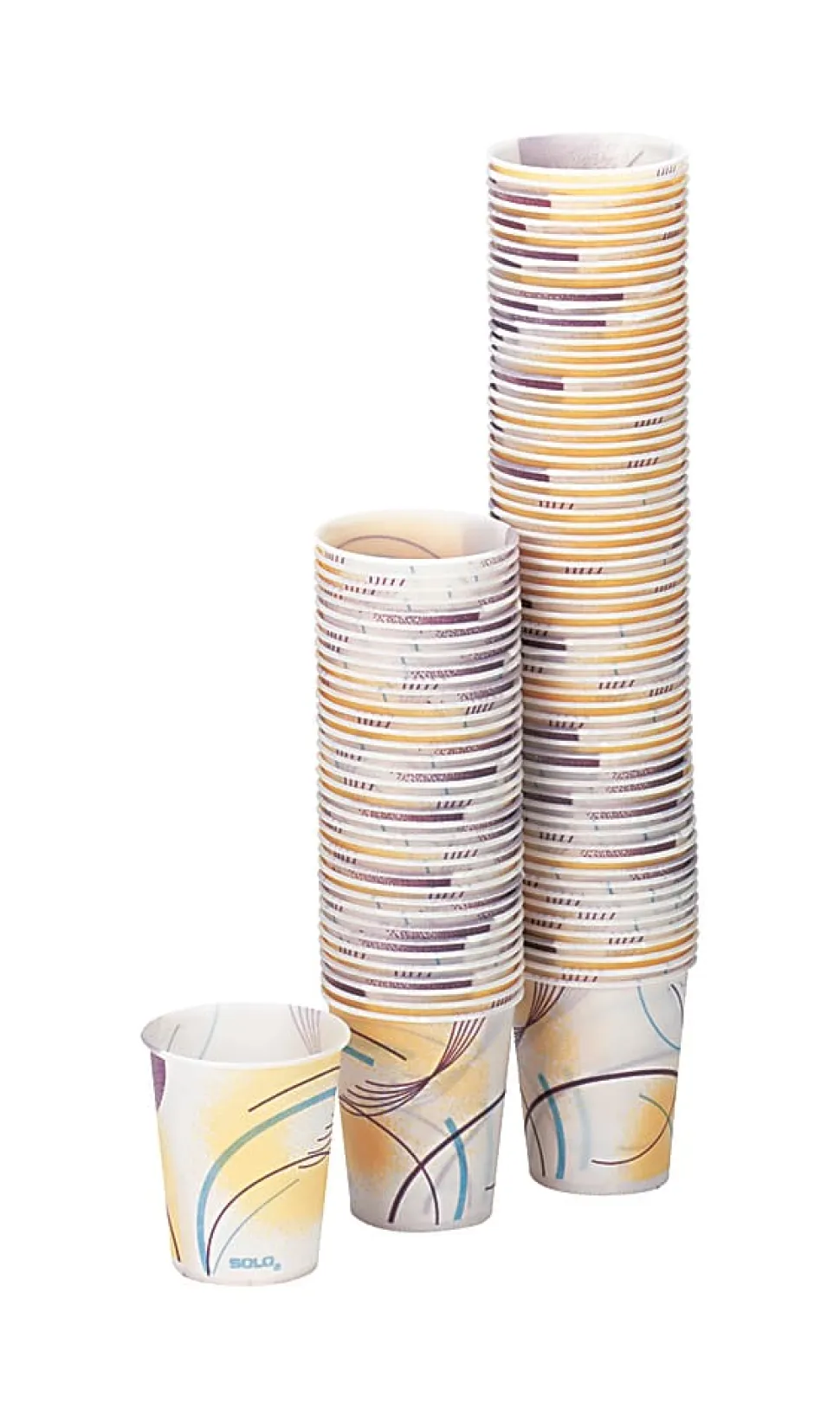 Solo Cup Paper Water Cups, Waxed, 5 oz.,100/Pack