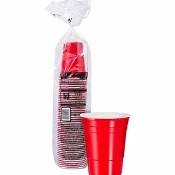 Solo Cup Plastic Party Cups, 16 Oz, Red, Box Of 50 Cups