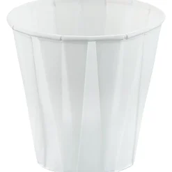 Solo Cup Portion Paper Cups, 3.5 Oz, White, 100 Cups Per Pack, Carton Of 50 Packs