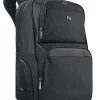 Solo New York Backpack With 17.3" Laptop Pocket, Black/Blue