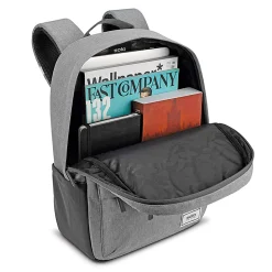 Solo New York Bags Recover Recycled Backpack With 15.6" Laptop Pocket, 51% Recycled, Gray