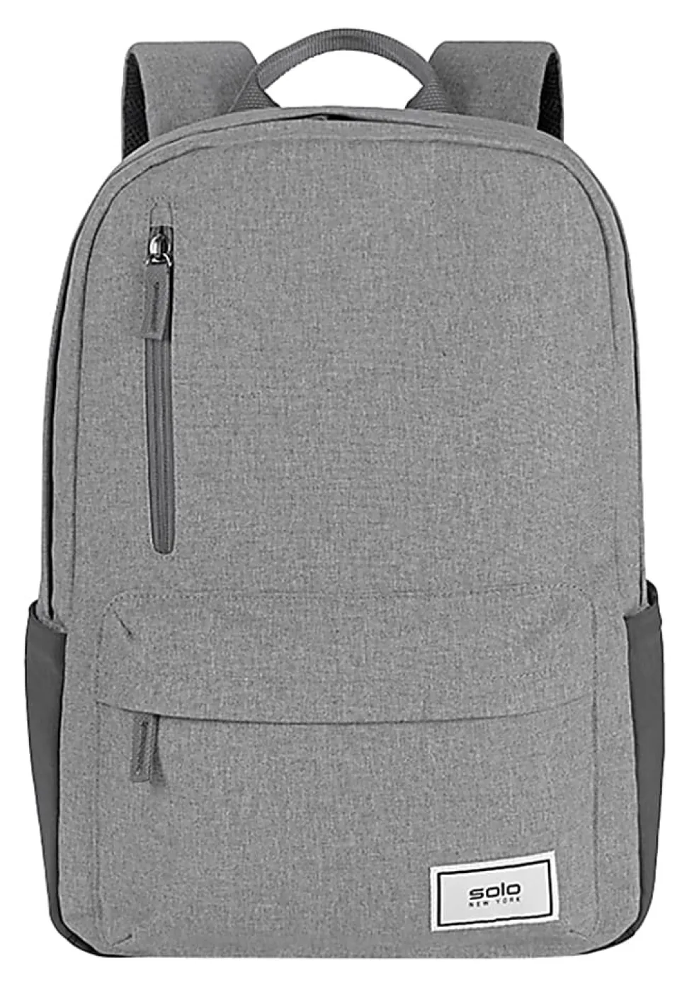Solo New York Bags Recover Recycled Backpack With 15.6" Laptop Pocket, 51% Recycled, Gray