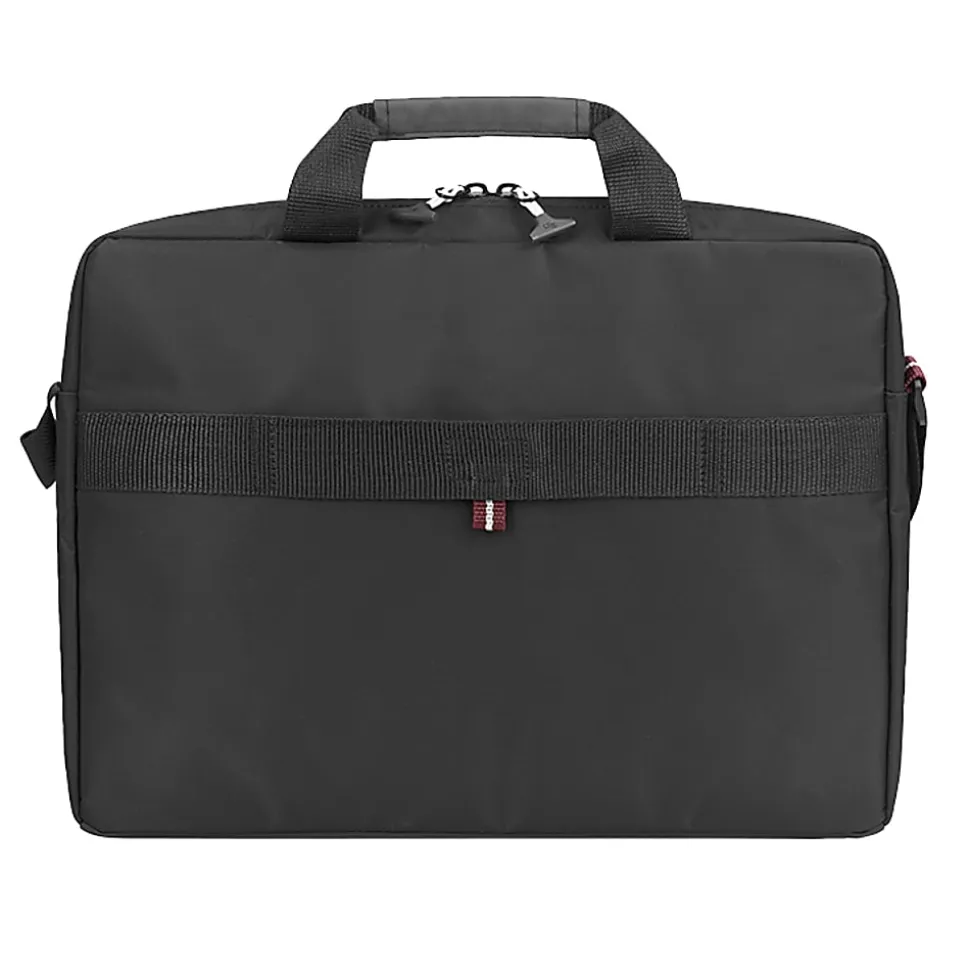 Solo New York Lead Slim Briefcase With 15.6" Laptop Pocket, Black