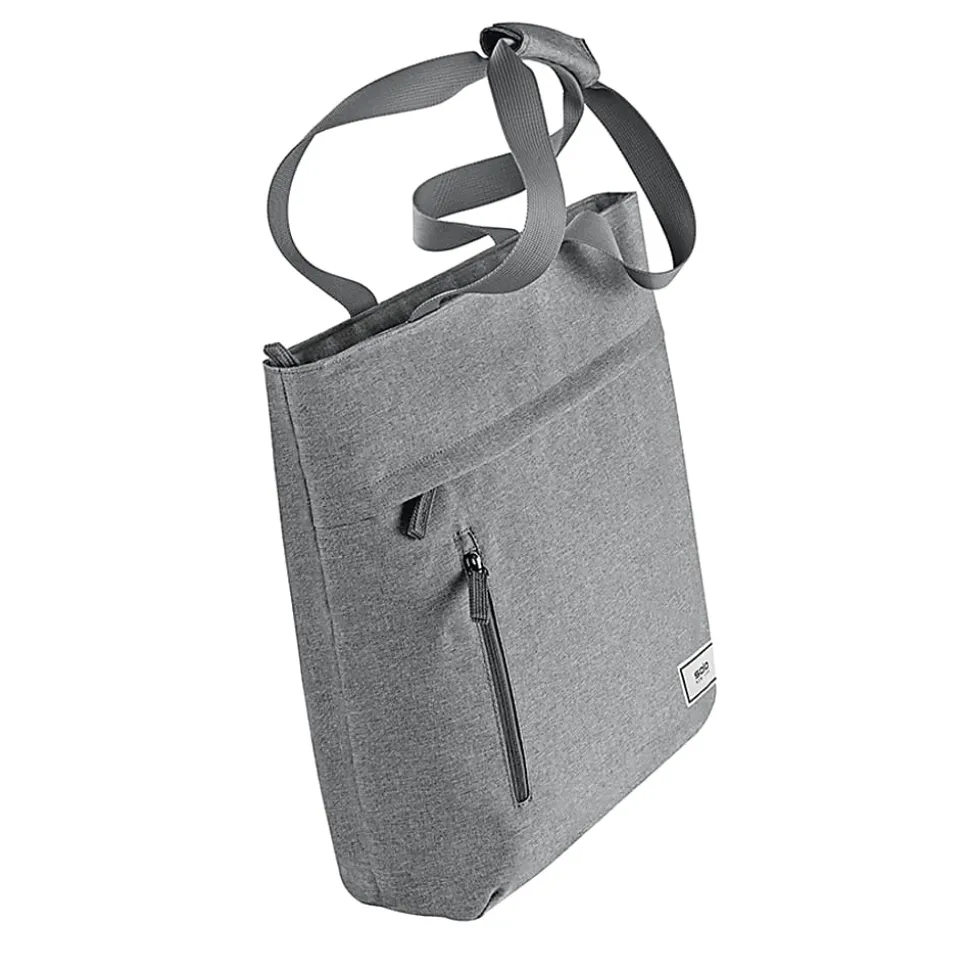 Solo New York Re:Store Tote With 15.6" Laptop Pocket, 60% Recycled, Gray