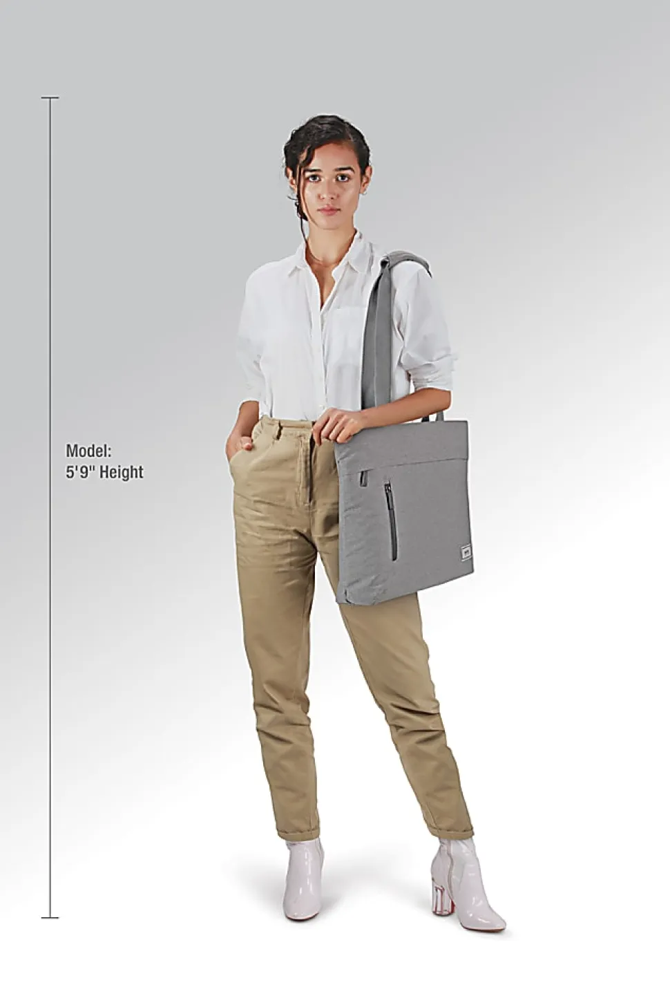 Solo New York Re:Store Tote With 15.6" Laptop Pocket, 60% Recycled, Gray