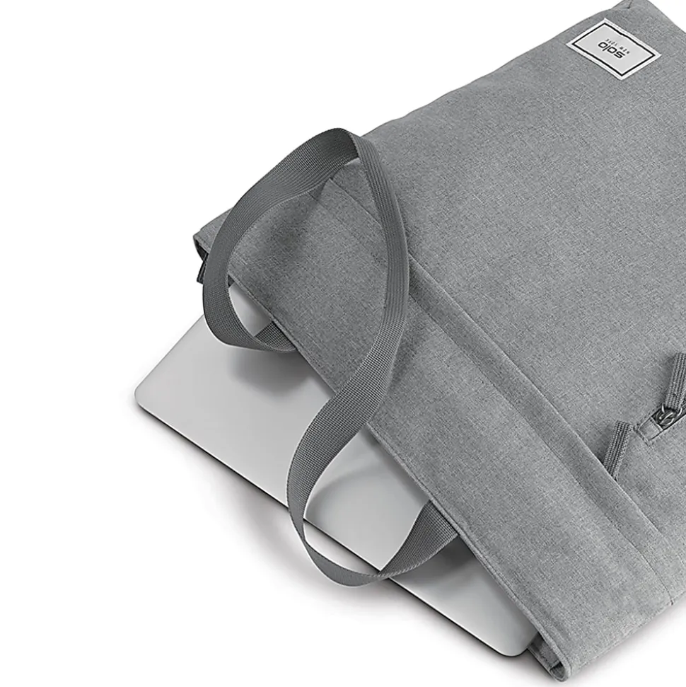 Solo New York Re:Store Tote With 15.6" Laptop Pocket, 60% Recycled, Gray