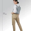 Solo New York Re:Vive Mini Backpack, 60% Recycled, Gray
