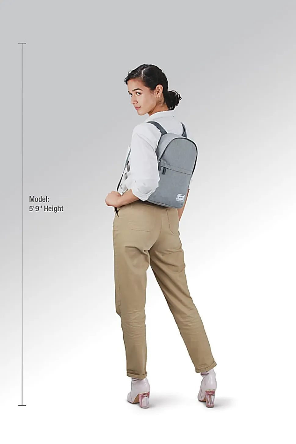 Solo New York Re:Vive Mini Backpack, 60% Recycled, Gray