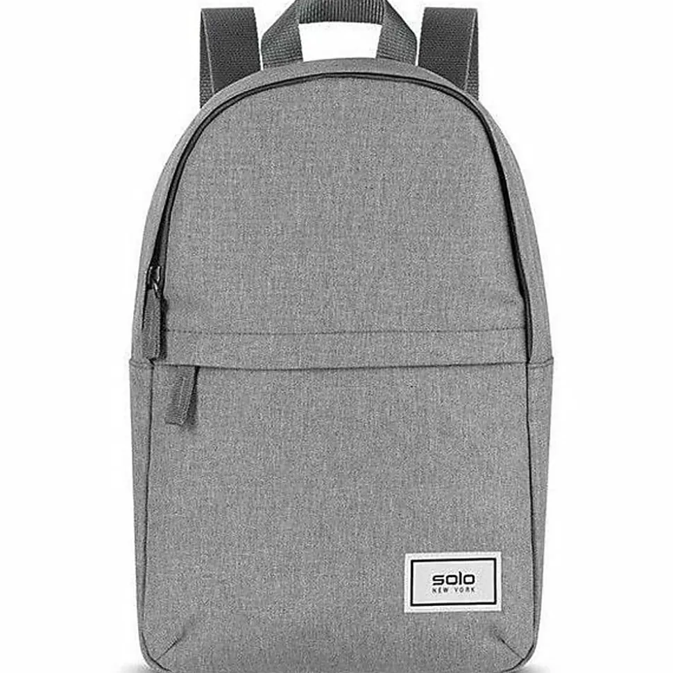 Solo New York Re:Vive Mini Backpack, 60% Recycled, Gray
