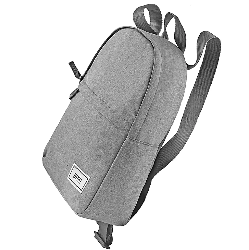 Solo New York Re:Vive Mini Backpack, 60% Recycled, Gray