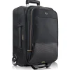 Solo New York Urban Rolling Overnighter Case For 15.6" Laptops, Black/Orange