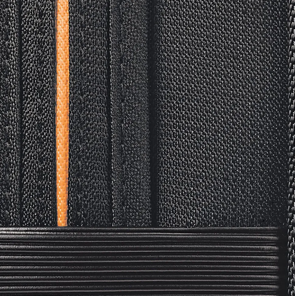 Solo New York Urban Rolling Overnighter Case For 15.6" Laptops, Black/Orange