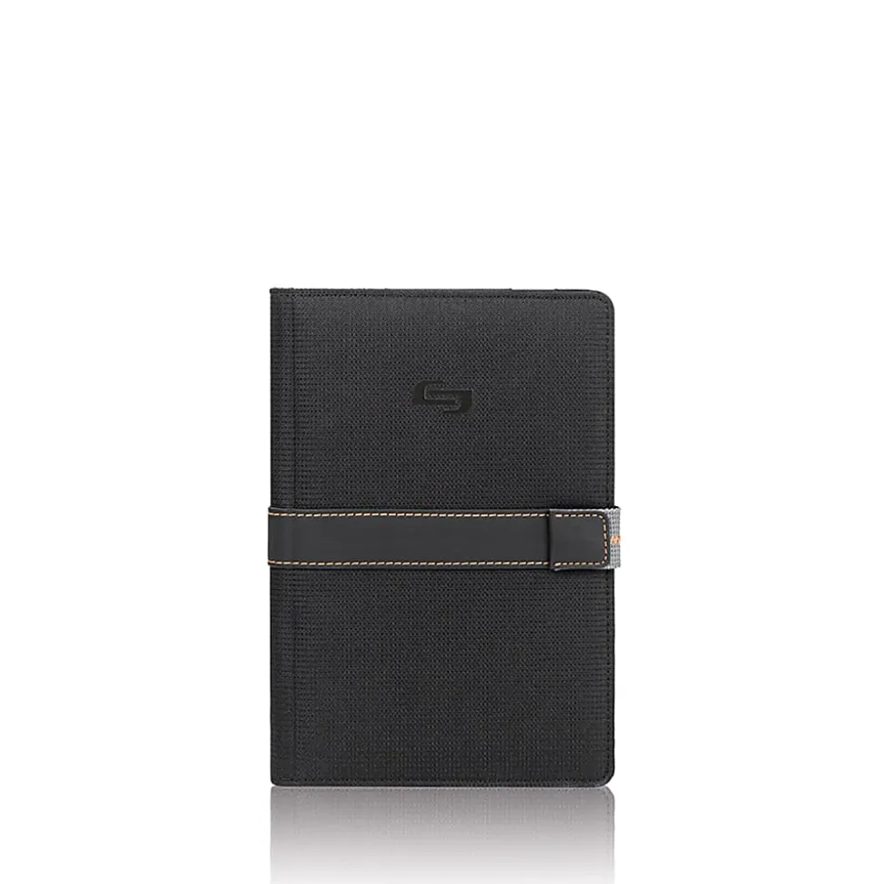 Solo New York Urban Universal Fit Tablet/eReader Booklet, Black/Orange