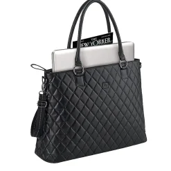 Solo New York Waldorf 15.6" Laptop Tote Bag, Black