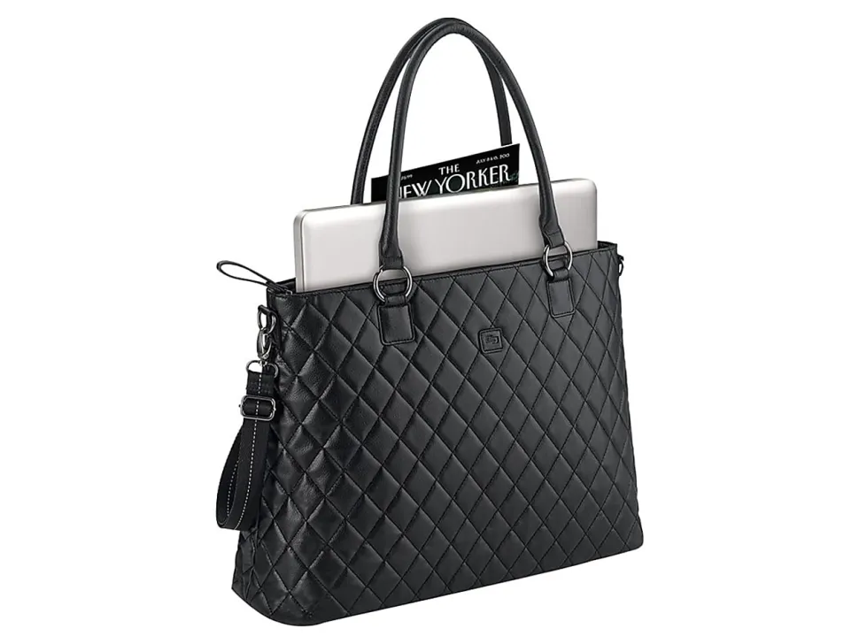 Solo New York Waldorf 15.6" Laptop Tote Bag, Black