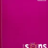SONS System Journal-Style Notebooks, 9-3/4" x 7-1/2", 1 Subject, Primary Rule, 200 Sheets, Violet