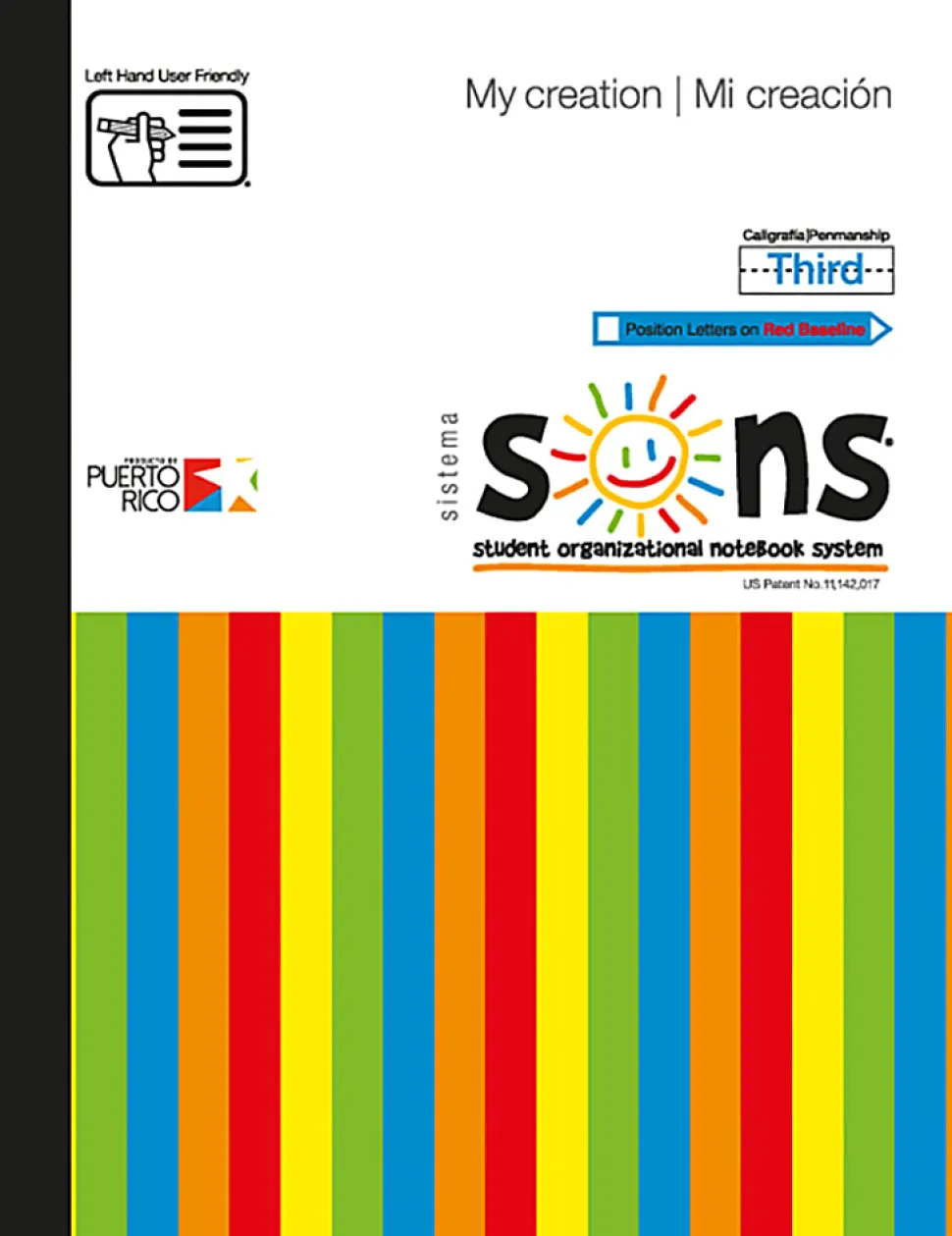 SONS System My Creation Notebooks, 9-3/4" x 7-1/2", 3rd, 200 Sheets Per Notebook, Multicolor,
