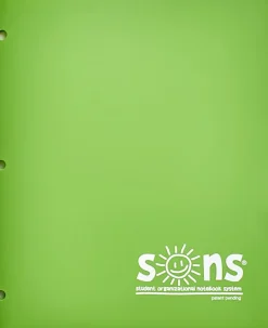 SONS System Pocket Folders, 9-1/2" x 12-1/2", Green,