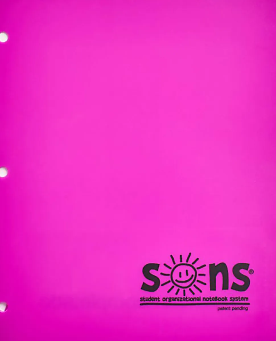 SONS System Pocket Folders, 9-1/2" x 12-1/2", Violet