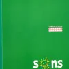 SONS System Second Notebooks, 9-3/4" x 7-1/2", 1 Subject, Primary Rule, 200 Sheets, Green