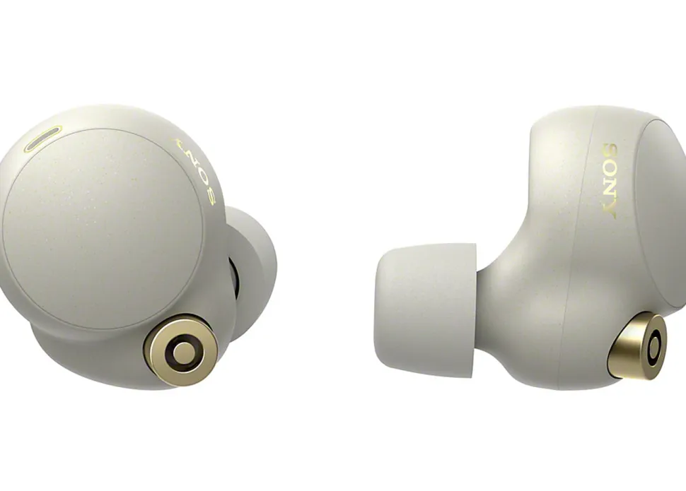 Sony® Industry-Leading Noise-Canceling Truly Wireless Earbuds, Silver, WF1000XM4/S