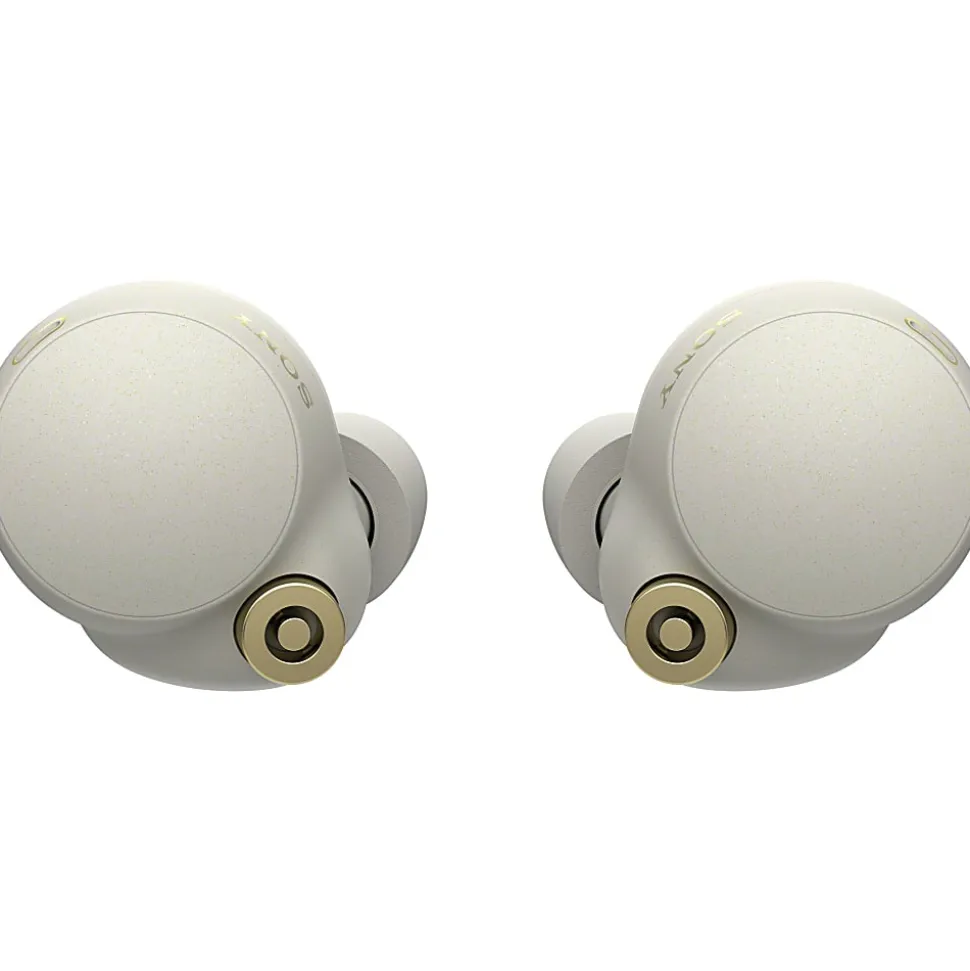 Sony® Industry-Leading Noise-Canceling Truly Wireless Earbuds, Silver, WF1000XM4/S