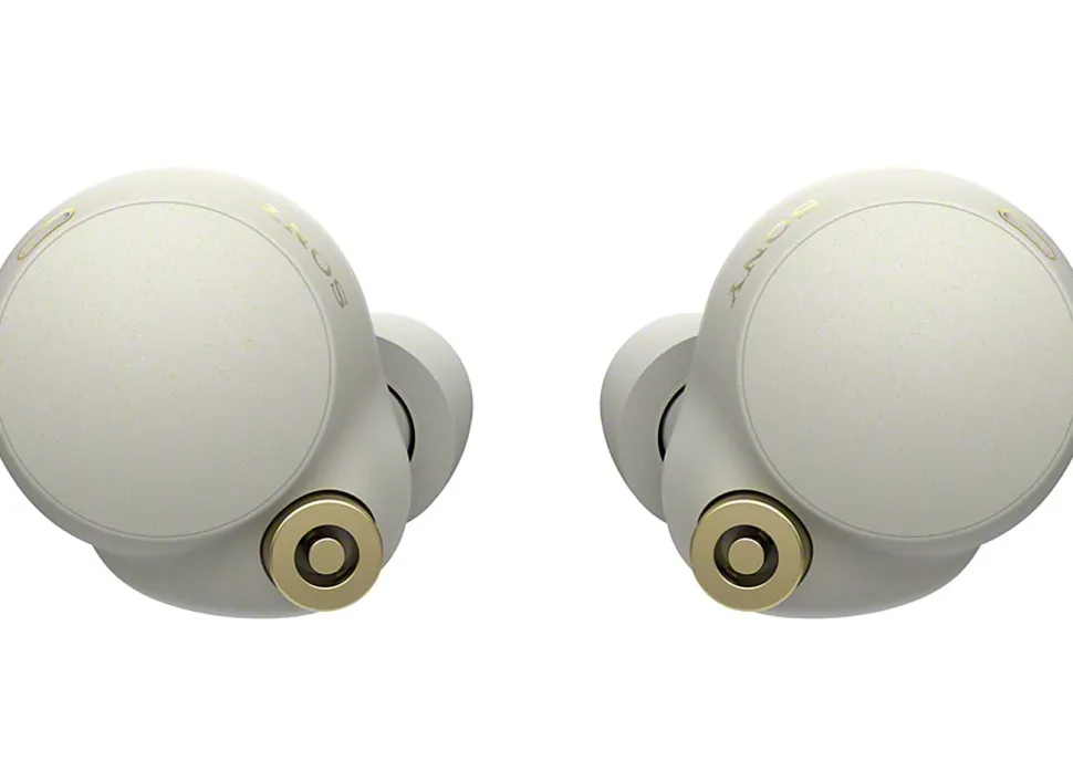 Sony® Industry-Leading Noise-Canceling Truly Wireless Earbuds, Silver, WF1000XM4/S