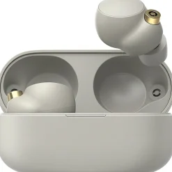 Sony® Industry-Leading Noise-Canceling Truly Wireless Earbuds, Silver, WF1000XM4/S