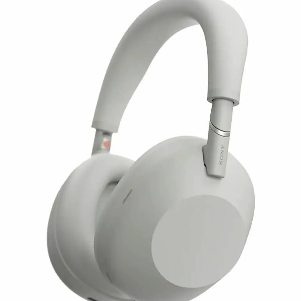 Sony WH-1000XM6Wired/Wireless Noise Canceling Headphones, Stereo, Bluetooth/RF, Over-The-Head, Over-The-Ear, Binaural, Circumaural, Platinum Silver