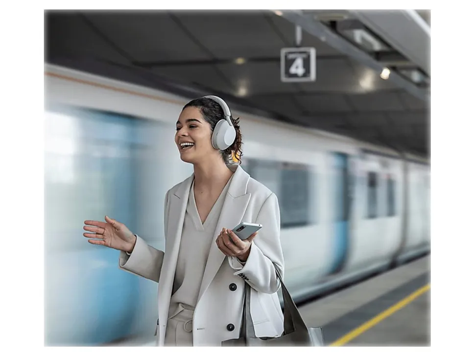 Sony® Wireless Premium Noise-Canceling Headphones, Silver, WH1000XM5/S