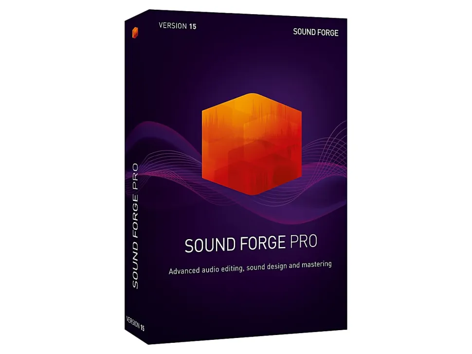 Sound Forge Pro (v. 15) box pack DVD, download Win English