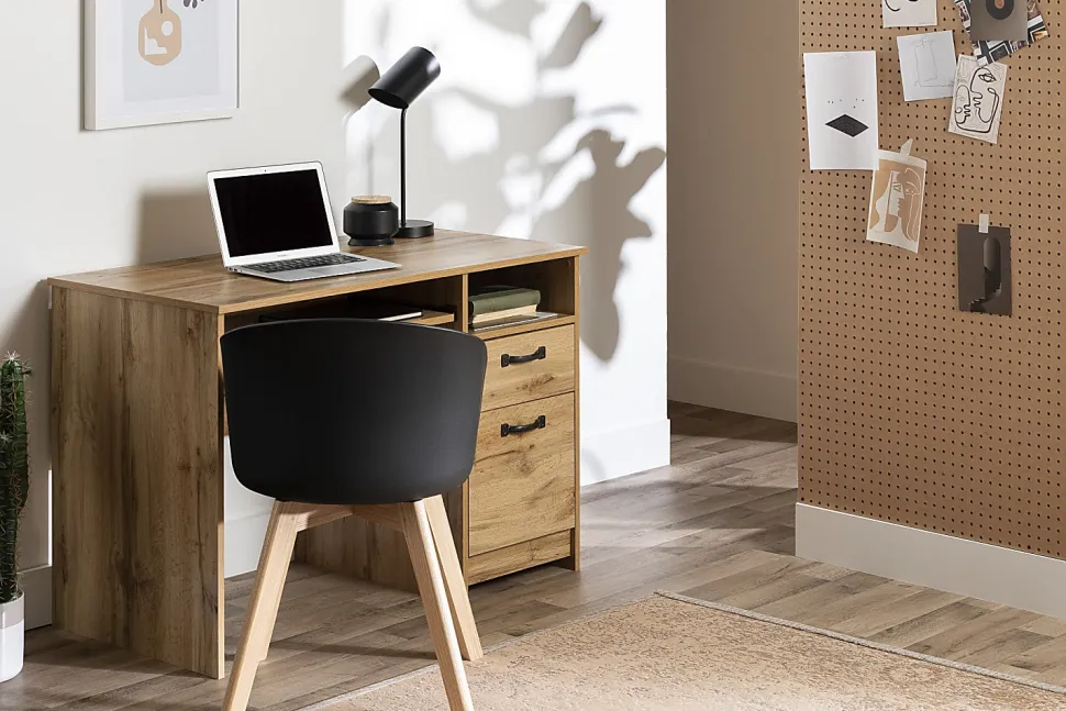 South Shore Tassio 45"W Computer Desk, Nordik Oak