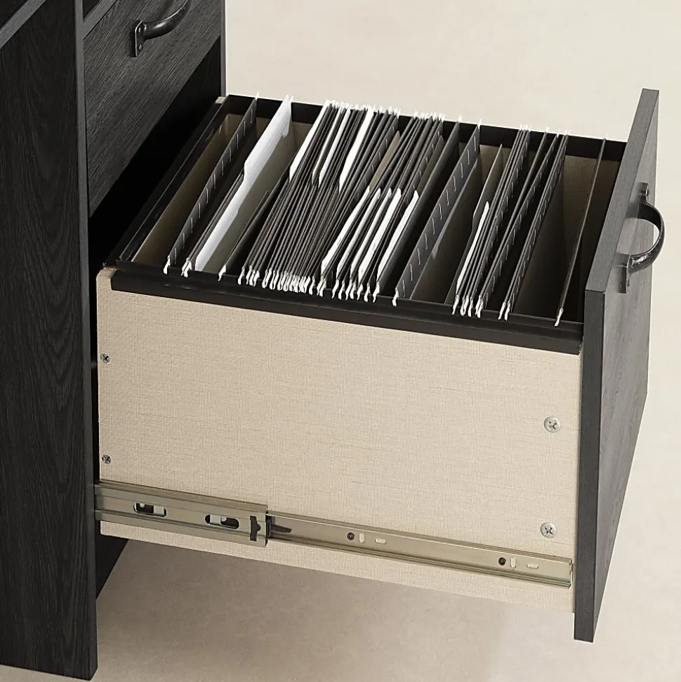 South Shore Tassio 45"W Computer Desk, Gray Oak