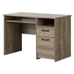 South Shore Tassio 44" W Rectangular Desk, Weathered Oak