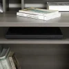 South Shore Versa 45"W Computer Desk With Hutch, Gray Maple