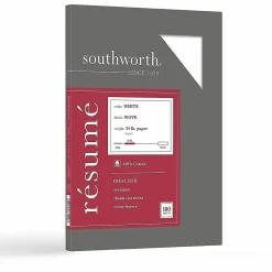 Southworth® 100% Cotton Résumé Paper, 8 1/2