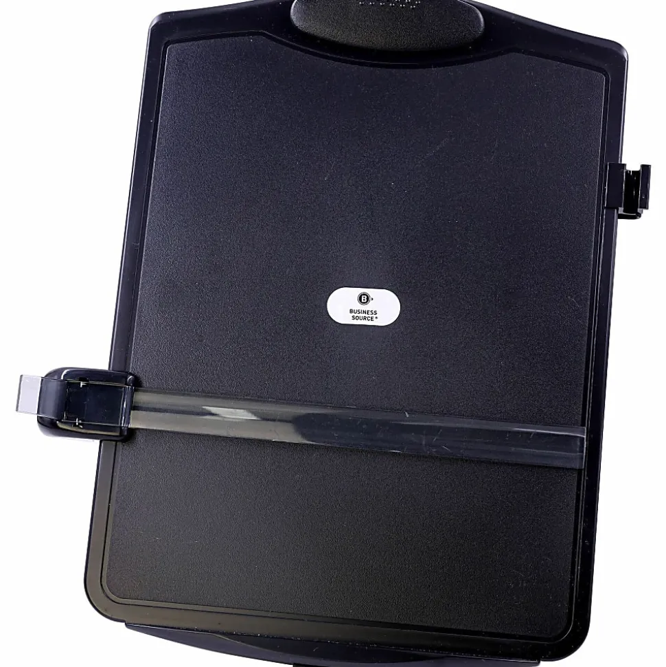 Sparco Adjustable Easel Document Holder - 10" x 2" x 14" - 1 Each - Black