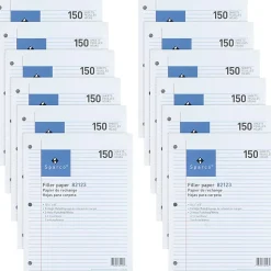 Sparco 3HP Notebook Filler Paper - 1800 Sheets - College Ruled - 16 lb Basis Weight - 8" x 10 1/2" - White Paper - 1800 / Bundle
