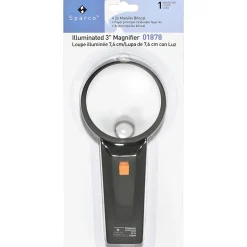 Sparco Illuminated Magnifier, 3" Diameter