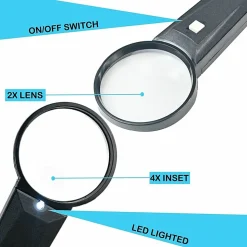 Sparco Illuminated Magnifier, 3