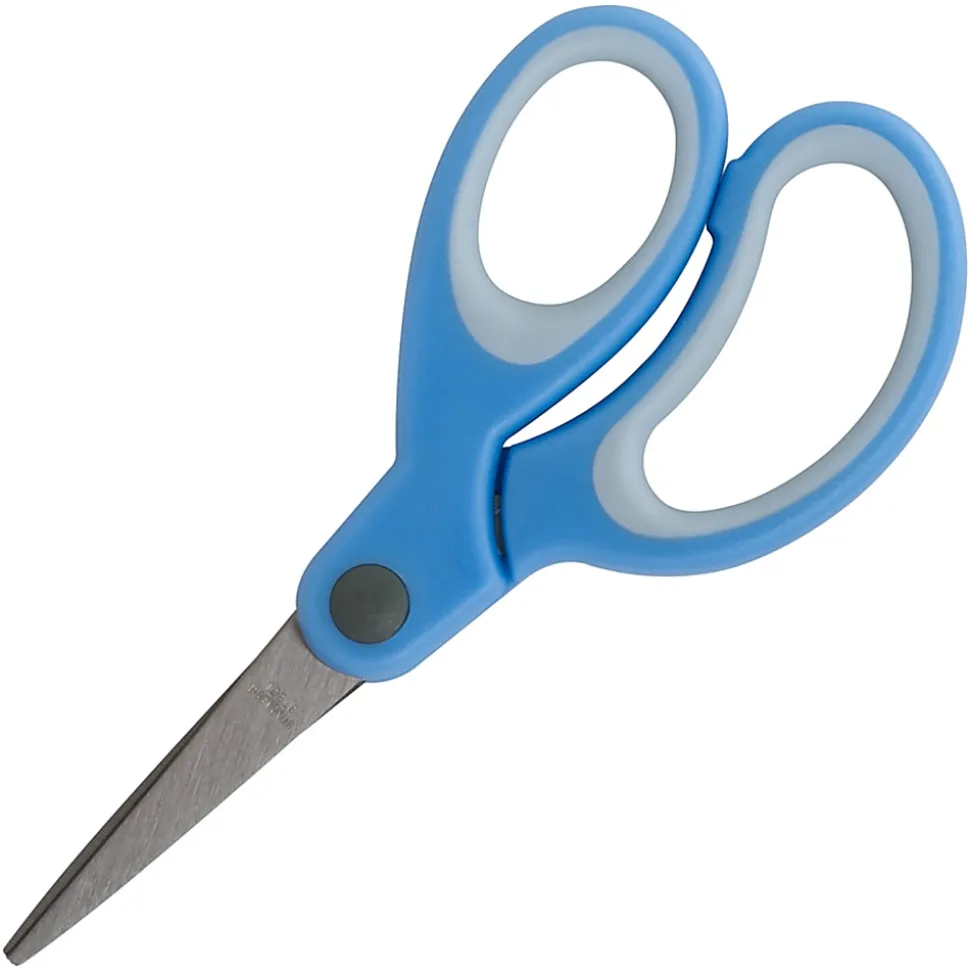 Sparco Kids' Pointed End Scissors, 5", Assorted Colors, Pack Of 12