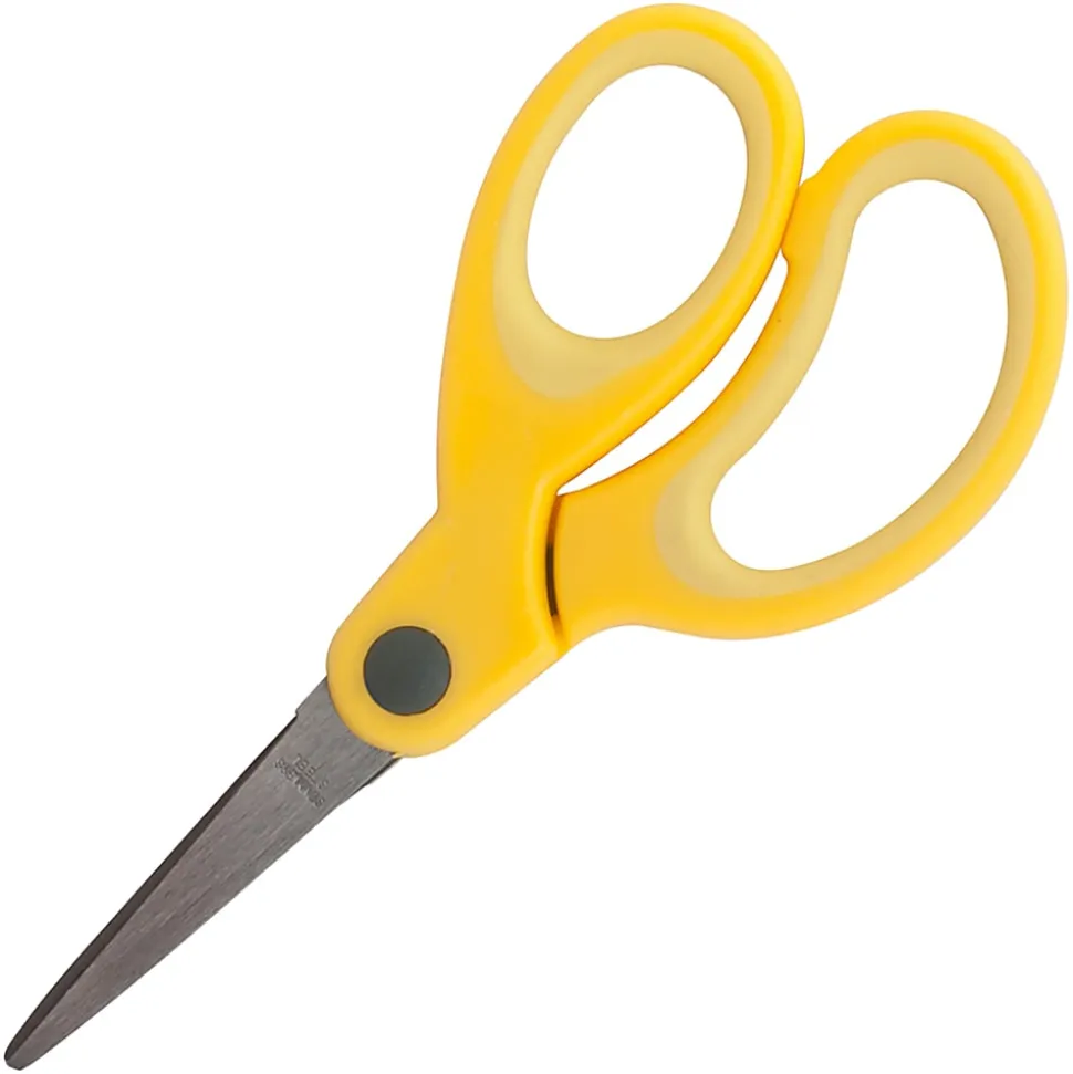 Sparco Kids' Pointed End Scissors, 5", Assorted Colors, Pack Of 12