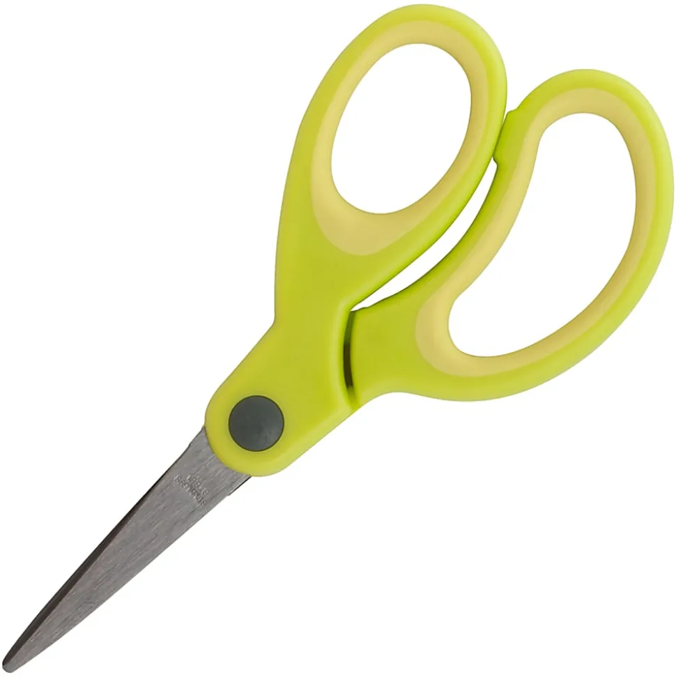 Sparco Kids' Pointed End Scissors, 5", Assorted Colors, Pack Of 12