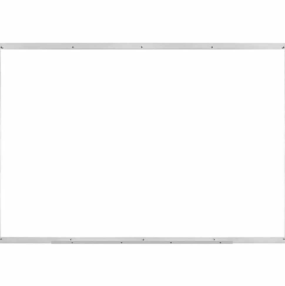 Sparco Melamine Dry-Erase Whiteboard, 72" x 48", Aluminum Frame With Silver Finish