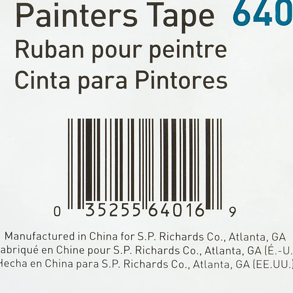 Sparco Multisurface Painter's Tape, 2" x 60 Yd., Smooth Finish, Blue, Pack Of 2