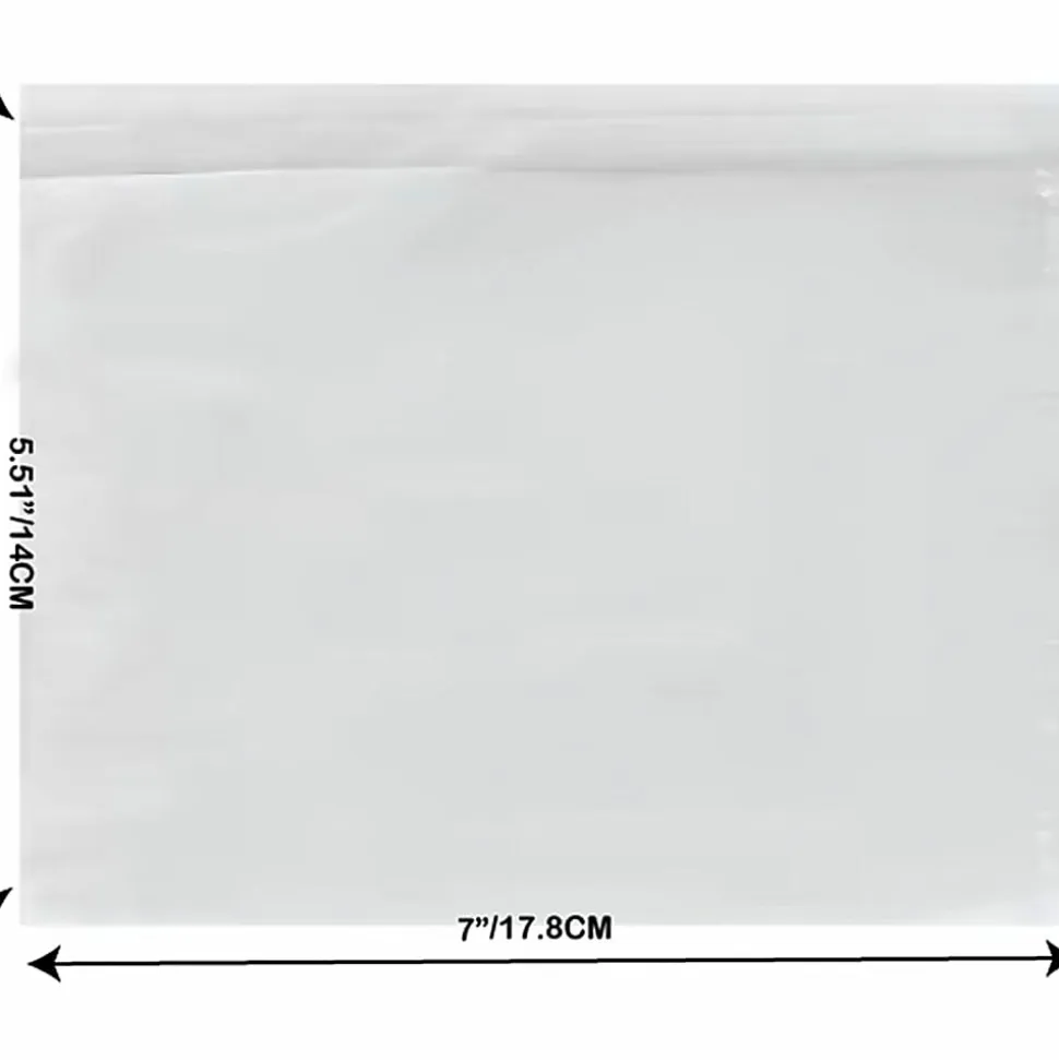 Sparco Plain Back 7" Envelopes - Packing List - 7"x 5 1/2" - 70 g/m² - Self-adhesive Seal - Paper, Low Density Polyethylene (LDPE) - 1000/Box - White