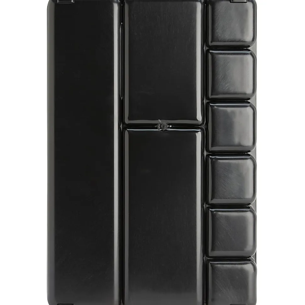 Sparco Plastic 9-Compartment Storage Organizer, 1 4/16" x 14" x 9 6/16", Black